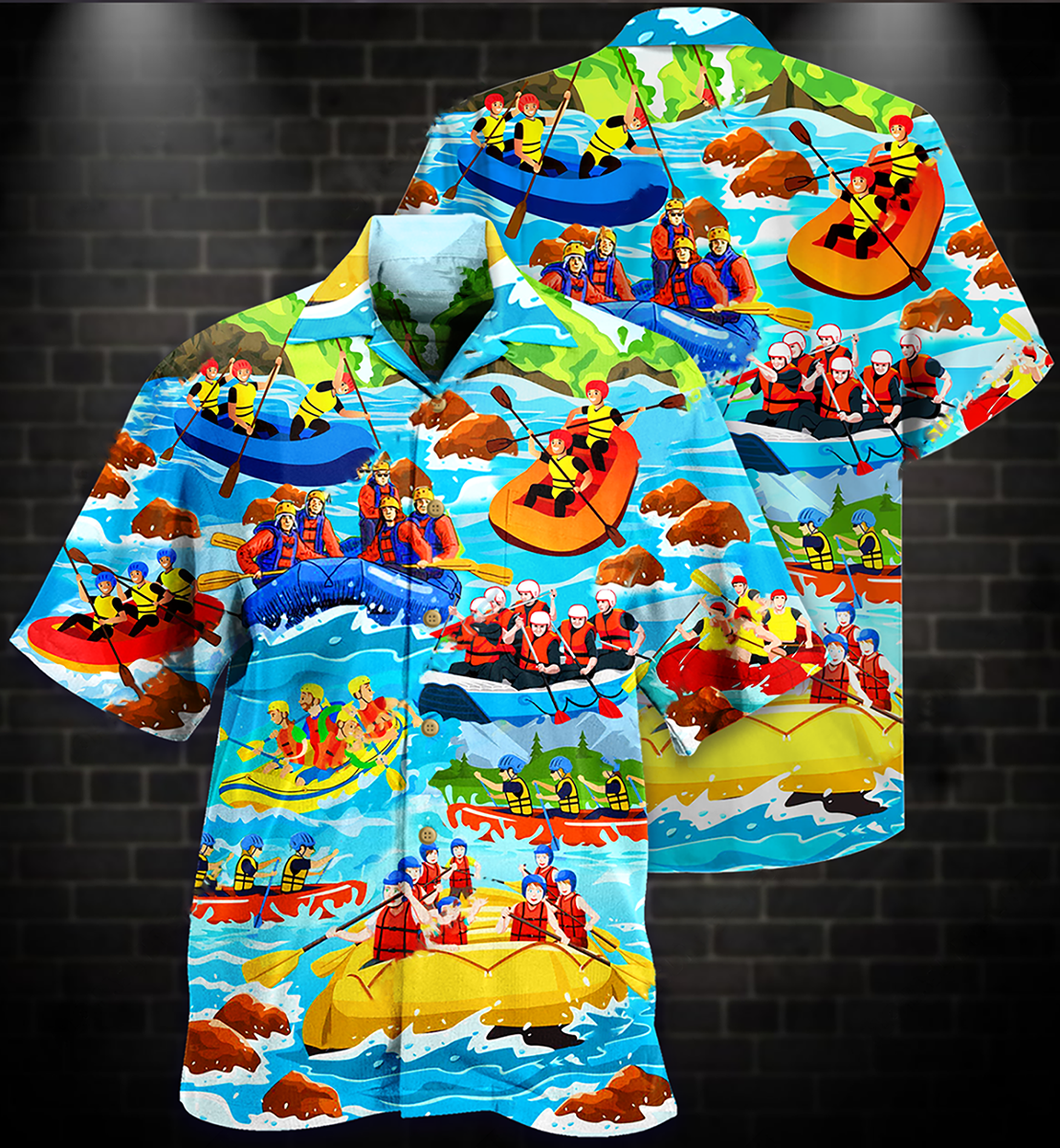 Sailing Happiness Colorful - Hawaiian Shirt - Owls Matrix LTD