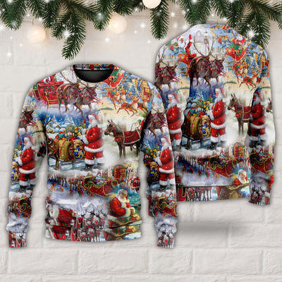 Christmas Believe In The Magic Of Christmas - Sweater - Ugly Christmas Sweaters - Owls Matrix LTD