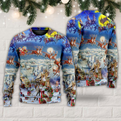 Christmas Be Santa Be Claus - Sweater - Ugly Christmas Sweaters - Owls Matrix LTD
