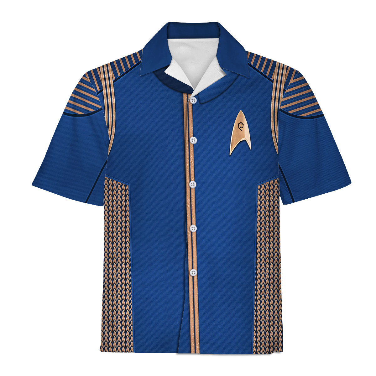 Star Trek Discovery Uniform Silver Cool - Hawaiian Shirt