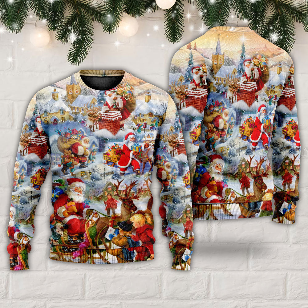 Christmas Have A Merry Holly Jolly Christmas - Sweater - Ugly Christmas Sweaters - Owls Matrix LTD