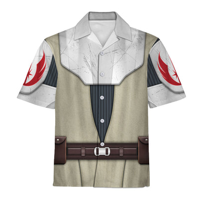 Star Wars General Kenobi Costume - Hawaiian Shirt