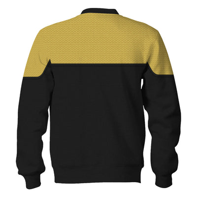 Star Trek Starfleet Operations Uniform Cool - Sweater - Ugly Christmas Sweater