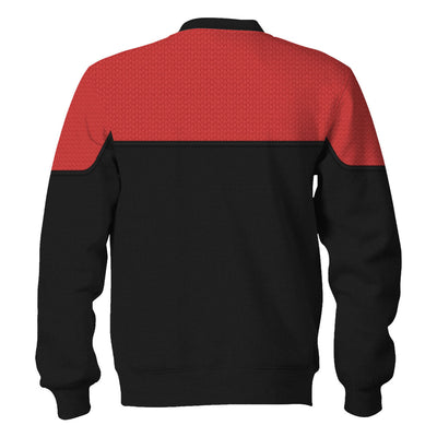 Star Trek Starfleet Command Uniform Cool - Sweater - Ugly Christmas Sweater