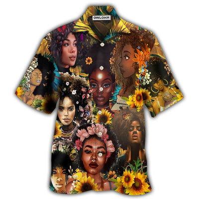 Hawaiian Shirt / Adults / S Black Women Is Strong - Hawaiian Shirt - Owls Matrix LTD