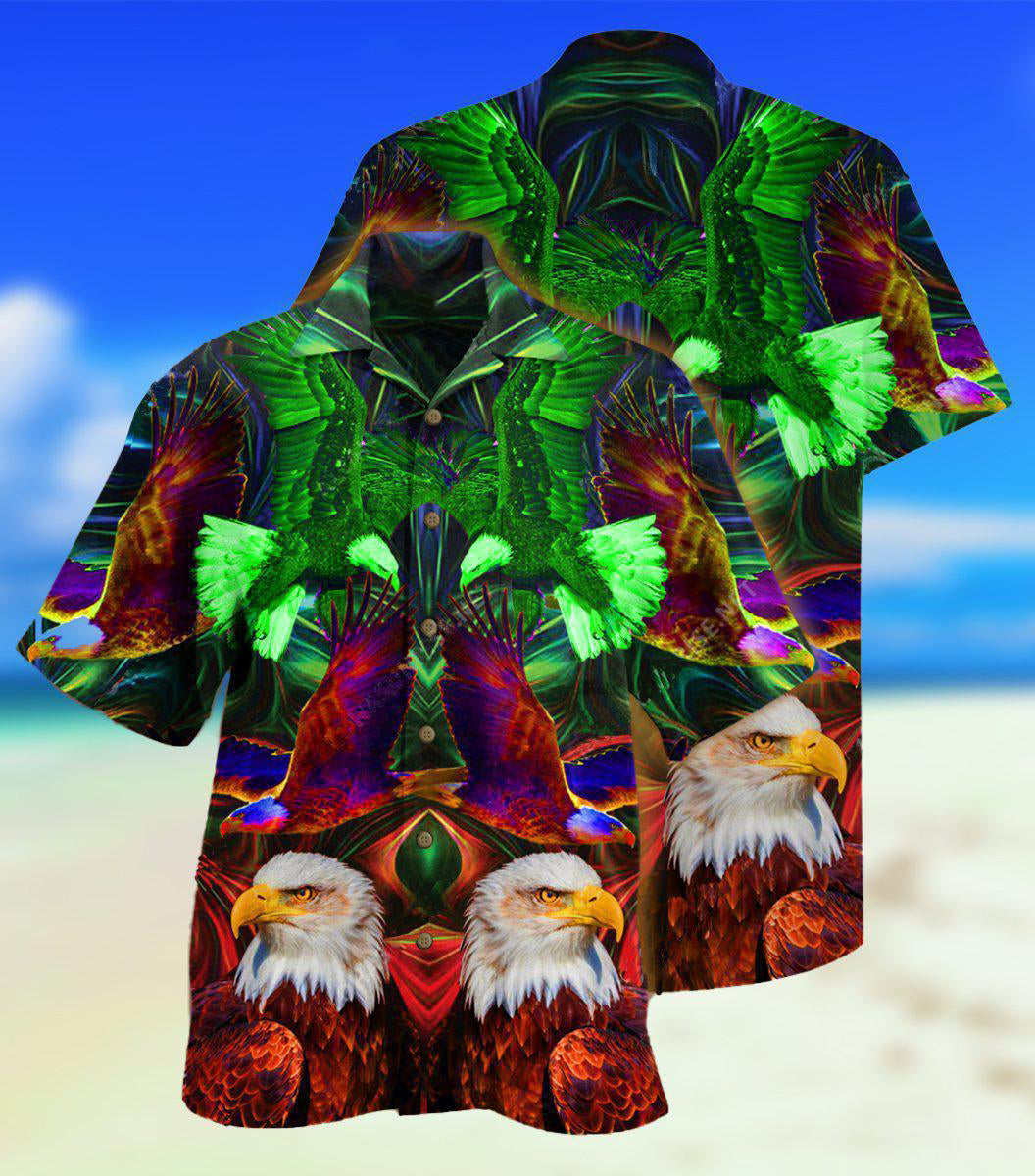 Eagle American Amazing and Cool - Hawaiian Shirt - Owls Matrix LTD
