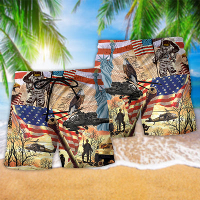 America Independence Day We The People - Beach Short - Owls Matrix LTD