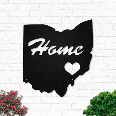 Ohio Love My Hometown - Led Light Metal - Owls Matrix LTD