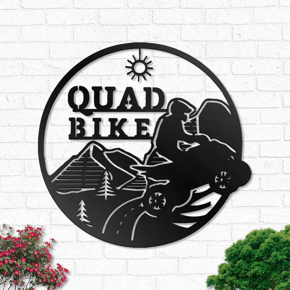 Quad Bike Motorcycle Motocross Personalized - Led Light Metal - Owls Matrix LTD