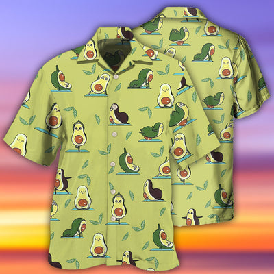 Avocado Plays With Happy Avocado So Cute - Hawaiian Shirt - Owls Matrix LTD