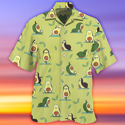 Avocado Plays With Happy Avocado So Cute - Hawaiian Shirt - Owls Matrix LTD
