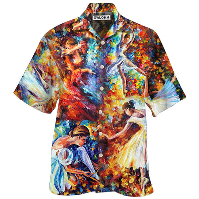 Hawaiian Shirt / Adults / S Ballet Colorful Lovely Day - Hawaiian Shirt - Owls Matrix LTD