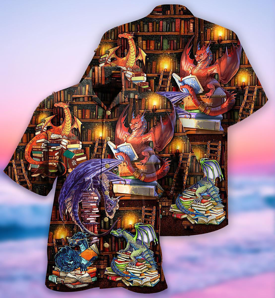 Book My Weekend Is All Booked Lovely Dragon - Hawaiian Shirt - Owls Matrix LTD