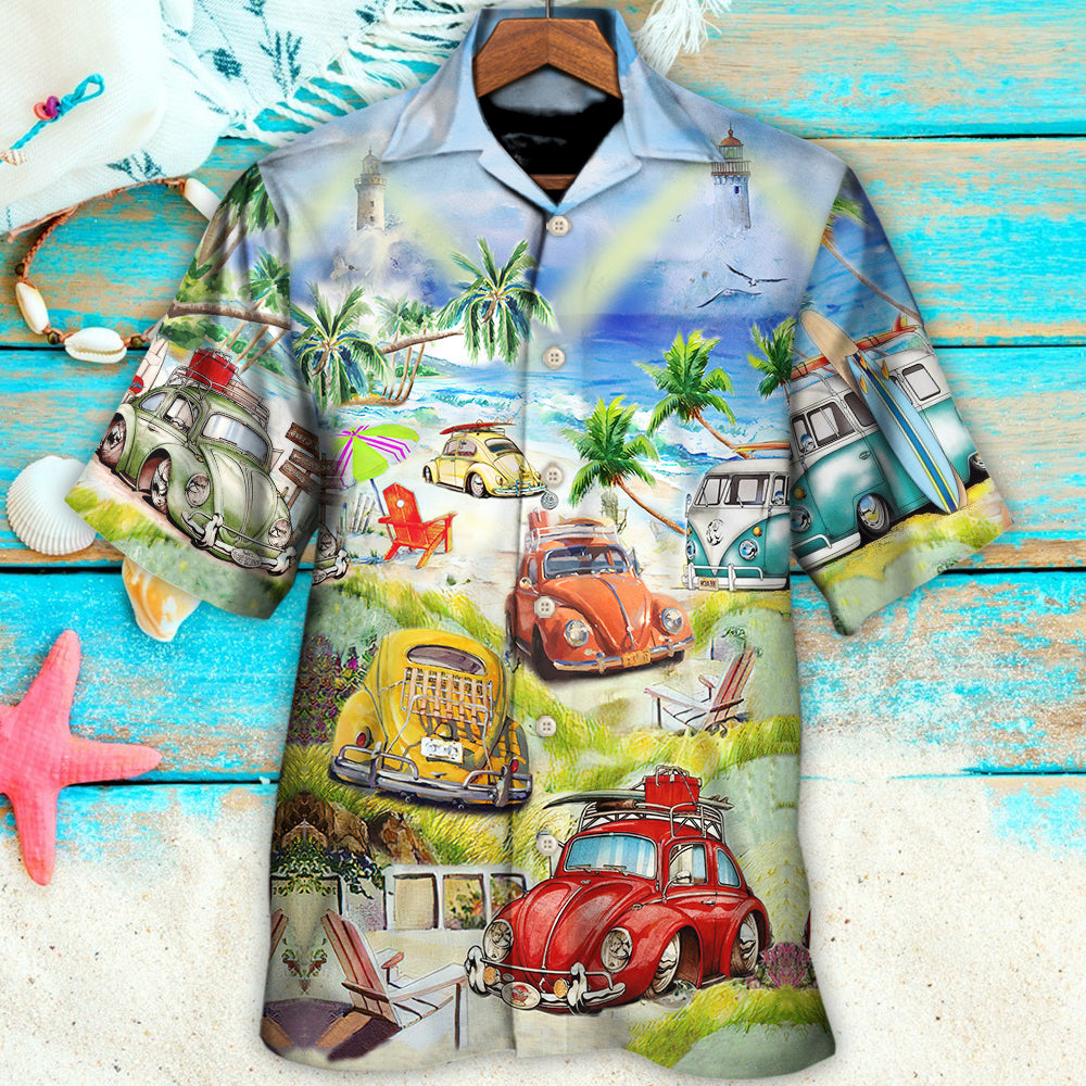 Camping Life Style Love Beach - Hawaiian Shirt - Owls Matrix LTD