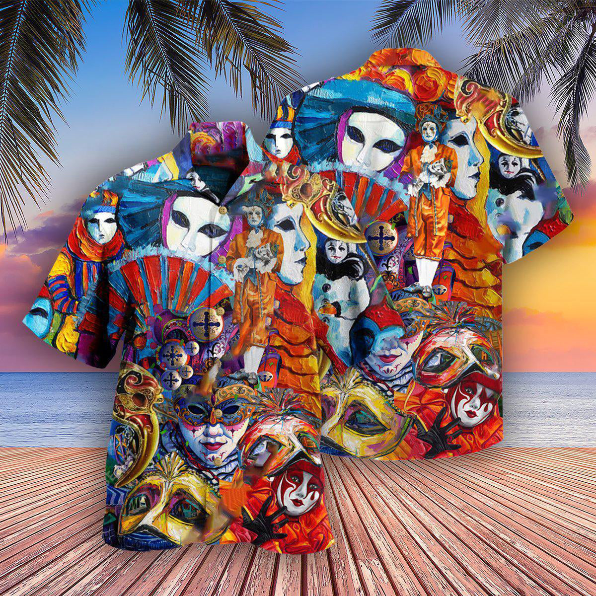 Carnival Festival Life Is A Colorful - Hawaiian Shirt - Owls Matrix LTD
