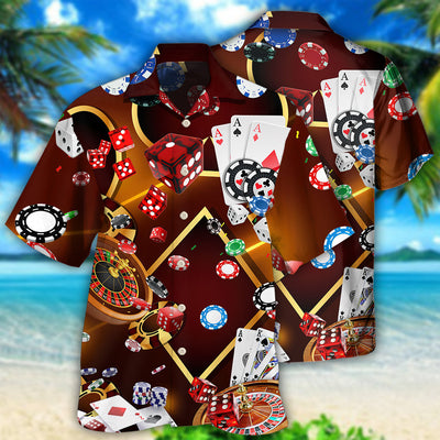 Gambling Casino Luxury - Hawaiian Shirt - Owls Matrix LTD