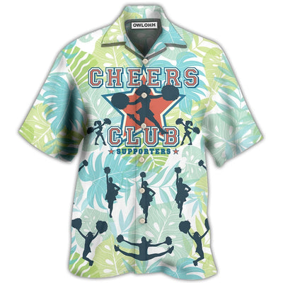 Hawaiian Shirt / Adults / S Cheerleading Club Support - Hawaiian Shirt - Owls Matrix LTD