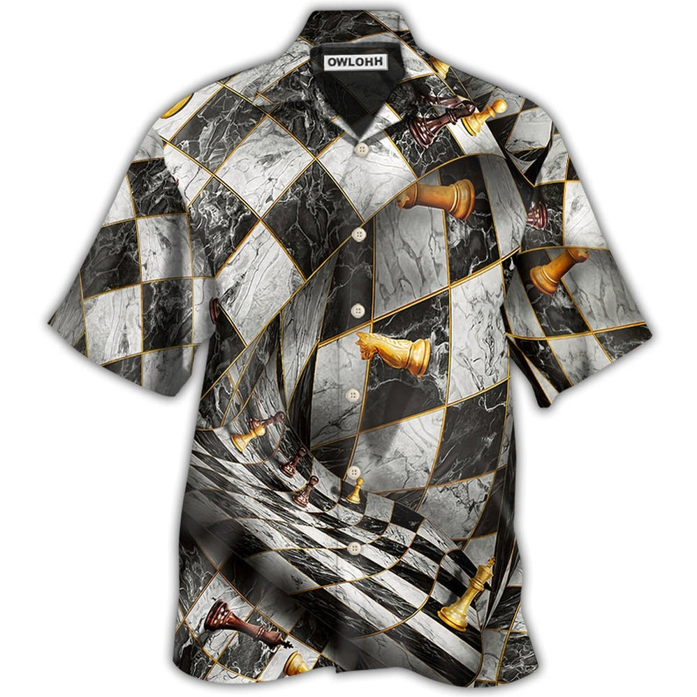 Hawaiian Shirt / Adults / S Chess Mysterious Cool Style - Hawaiian Shirt - Owls Matrix LTD