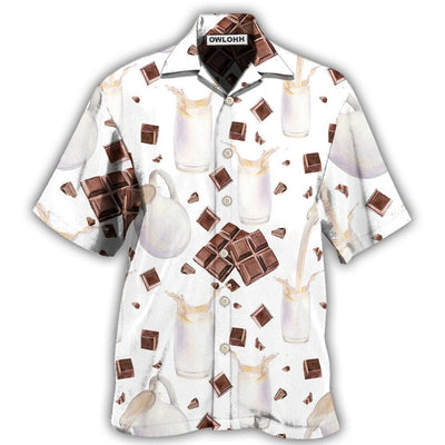 Hawaiian Shirt / Adults / S Chocolate Milk Is Cheaper Than Therapy Basic Style - Hawaiian Shirt - Owls Matrix LTD