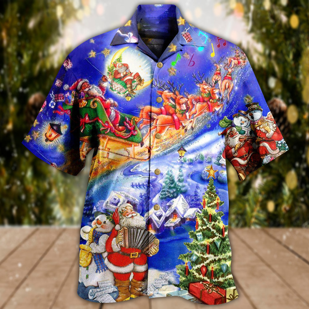 Christmas Santa Love Christmas Everytime - Hawaiian Shirt - Owls Matrix LTD