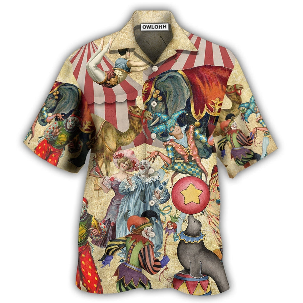 Hawaiian Shirt / Adults / S Circus Warning It's A Circus Here Today With Funny Style - Hawaiian shirt - Owls Matrix LTD