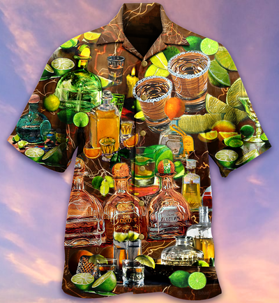Wine When Life Gives You A Lemon Grab TQL & Salt - Hawaiian Shirt - Owls Matrix LTD