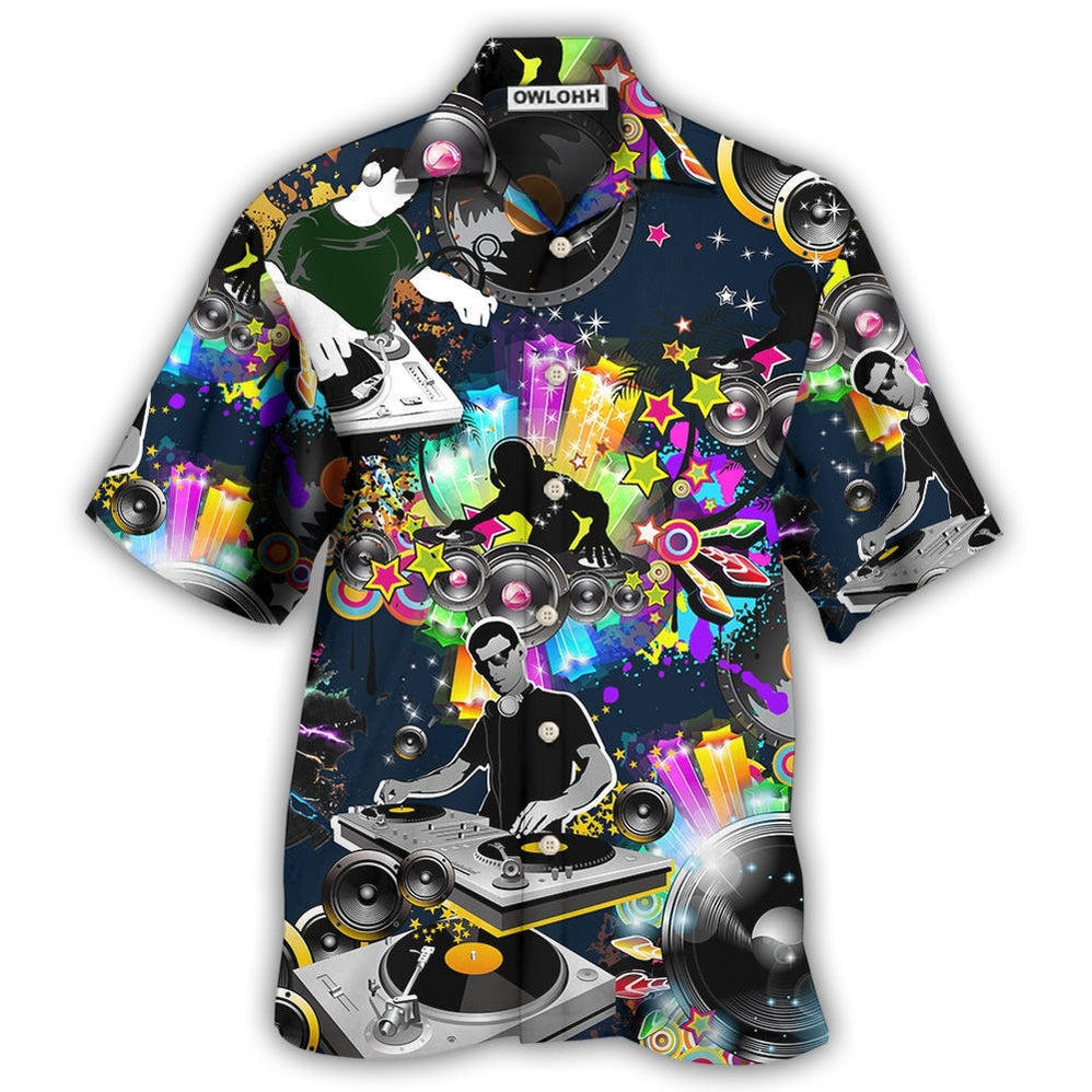 Hawaiian Shirt / Adults / S DJ Colorful Stunning - Hawaiian Shirt - Owls Matrix LTD