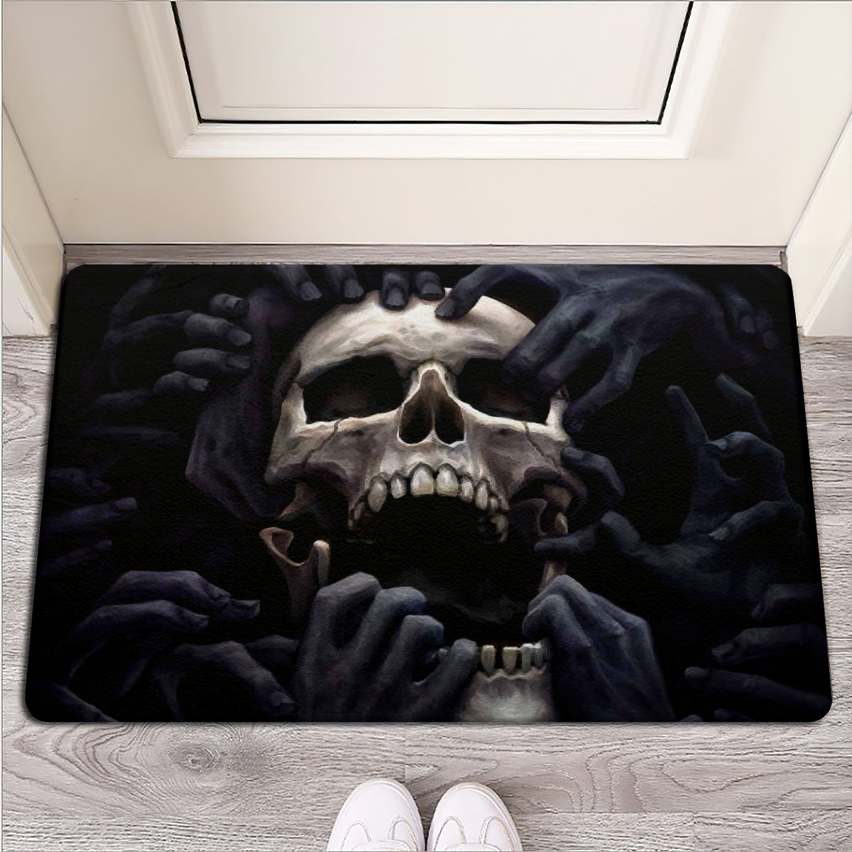 Skull Love Darkness Amazing - Doormat - Owls Matrix LTD