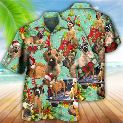 Dog Cute Dogs Merry Christmas - Hawaiian Shirt - Owls Matrix LTD
