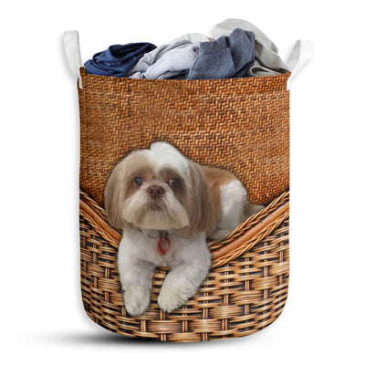 Dog We Love Dog - Laundry Basket - Owls Matrix LTD