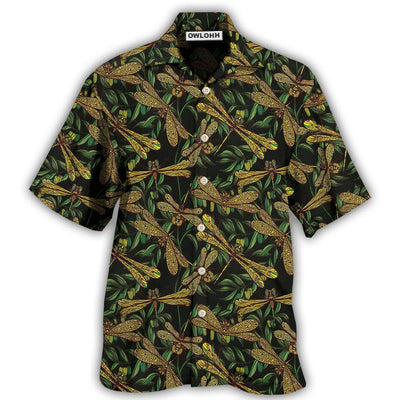 Hawaiian Shirt / Adults / S Dragonfly Always With Me - Hawaiian Shirt - Owls Matrix LTD
