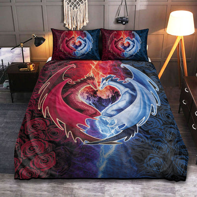 Dragon Heart Rose Sweet - Bedding Cover - Owls Matrix LTD