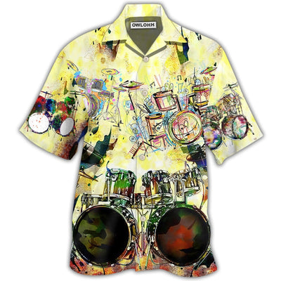 Hawaiian Shirt / Adults / S Drum Mix Color - Hawaiian Shirt - Owls Matrix LTD