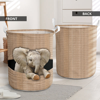 Elephant Rope Line - Laundry Basket - Owls Matrix LTD