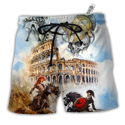 Beach Short / Adults / S Rome Amazing Roma Empire Cool Style - Beach Short - Owls Matrix LTD