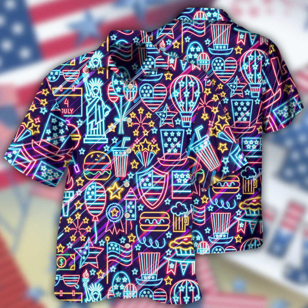 America Fourth Of July Independence Day Stunning Thing - Hawaiian Shirt - Owls Matrix LTD