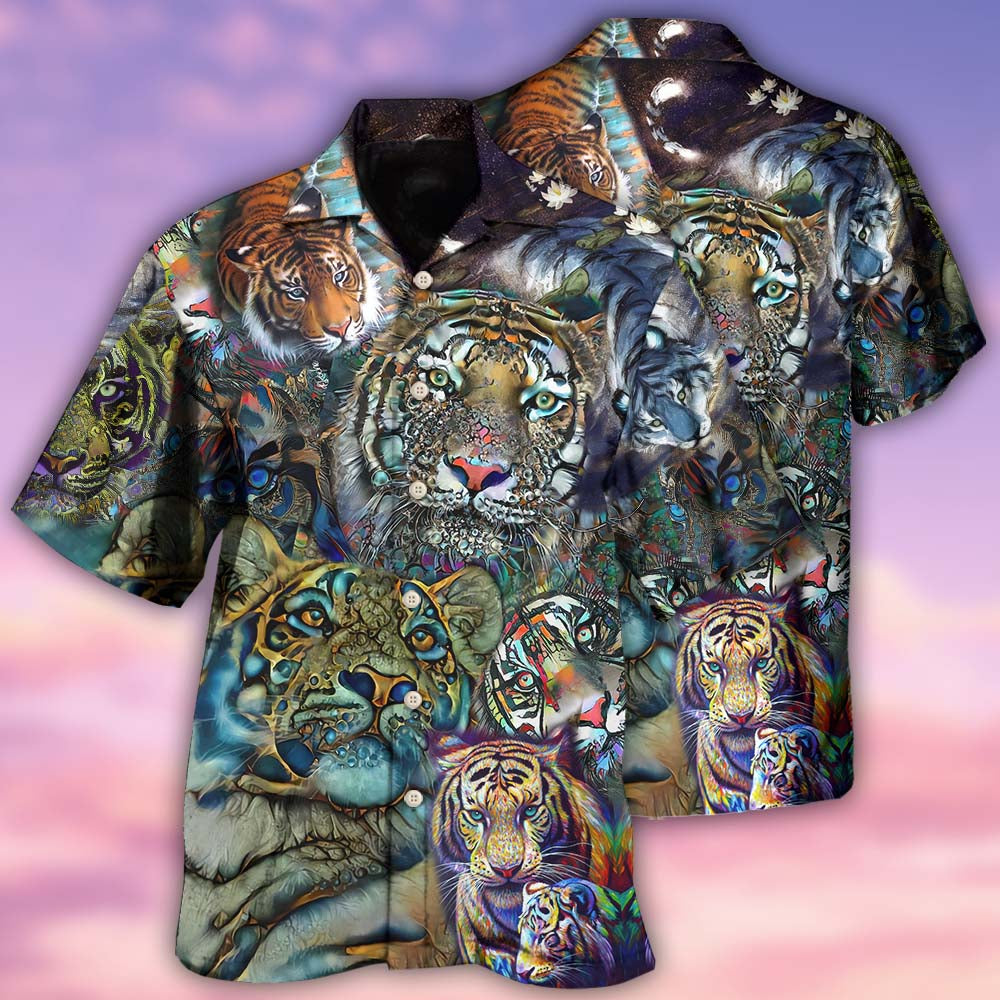 Tiger Lover Style - Hawaiian Shirt - Owls Matrix LTD