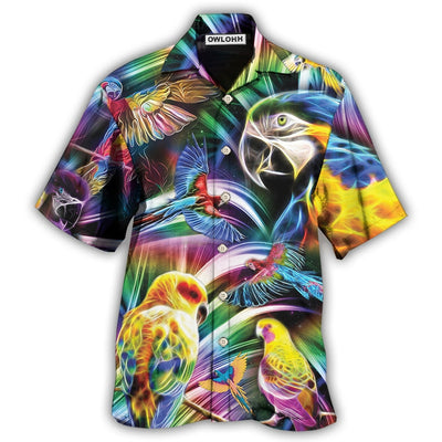 Hawaiian Shirt / Adults / S Parrot Love Life Nice - Hawaiian Shirt - Owls Matrix LTD