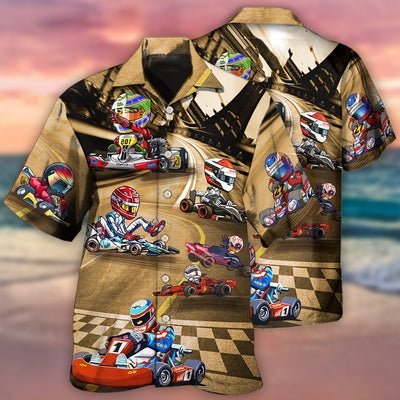 Kart Racing Go Cool - Hawaiian Shirt - Owls Matrix LTD