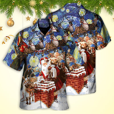 Christmas Santa Coming For You - Hawaiian Shirt - Owls Matrix LTD