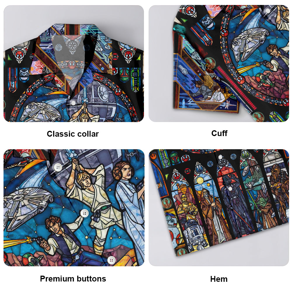 Star Wars Stained Glass - Hawaiian Shirt