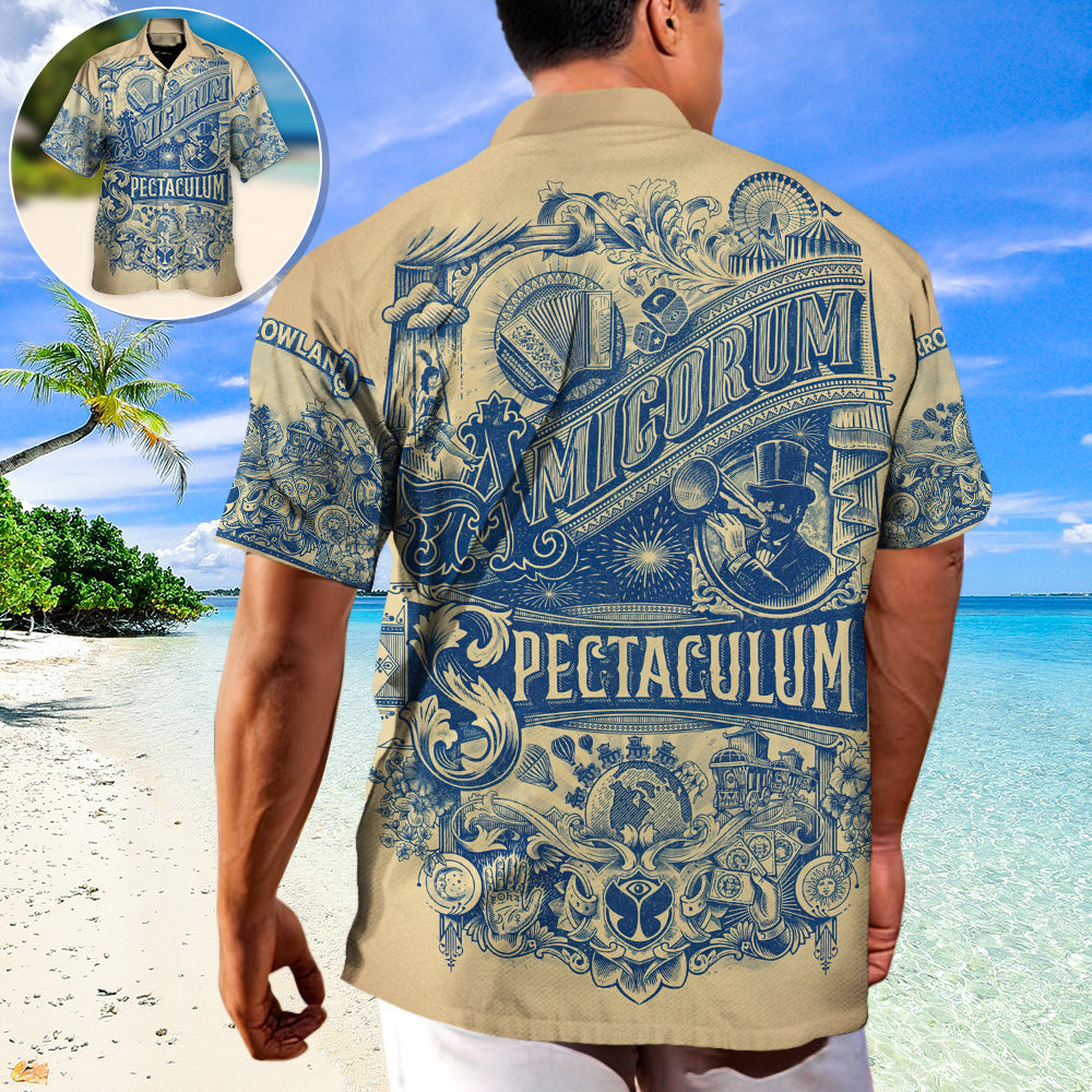 Music Event Tomorrowland Festival Vintage Style - Hawaiian Shirt