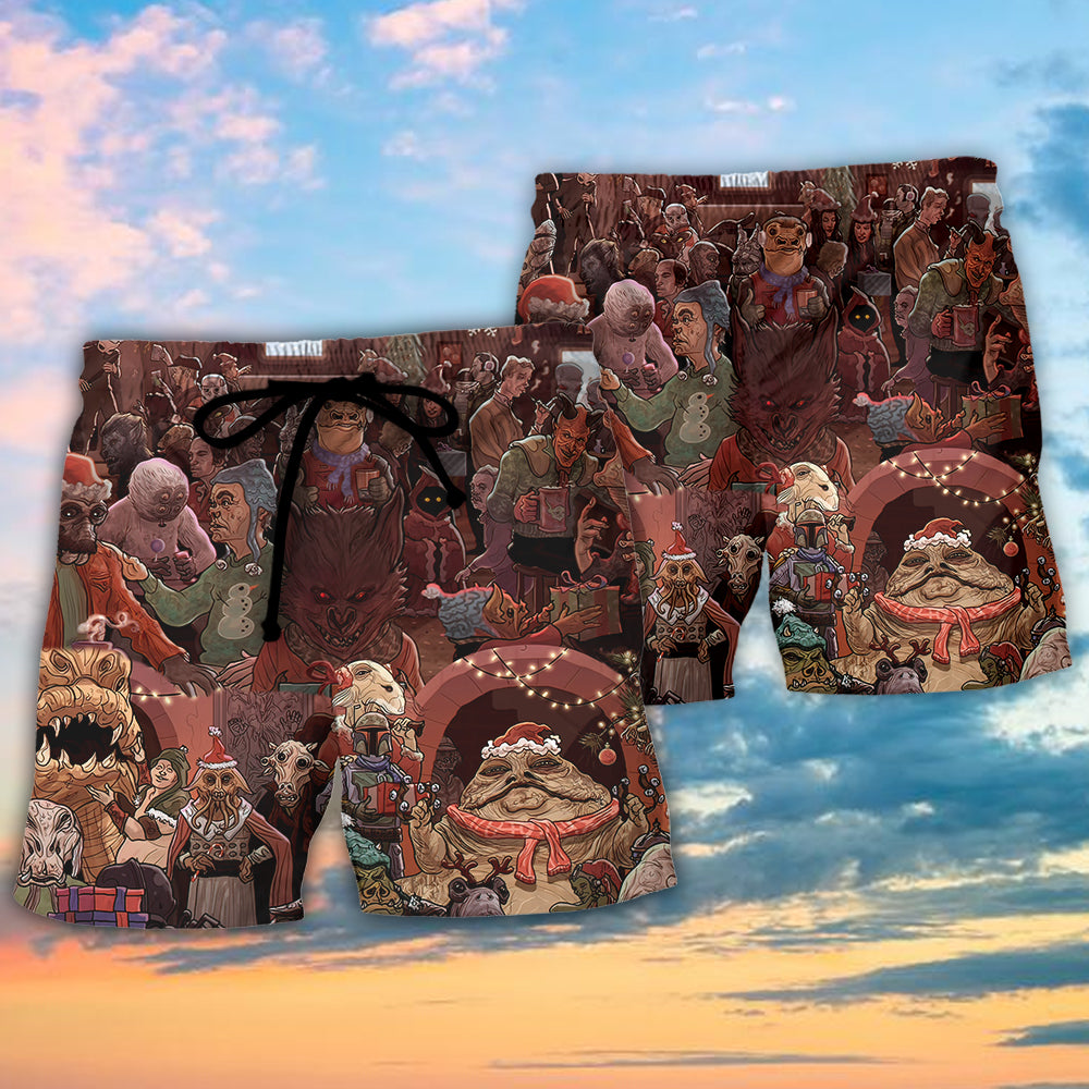 Christmas Star Wars Home Is Where Christmas Is - Beach Short