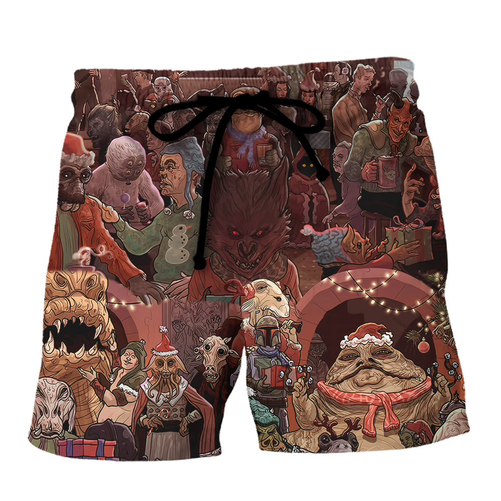 Christmas Star Wars Home Is Where Christmas Is - Beach Short