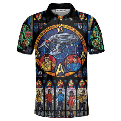 Star Trek Stained Glass - Polo Shirt