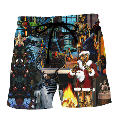 Christmas Star Wars Christmas In The Stars - Beach Short