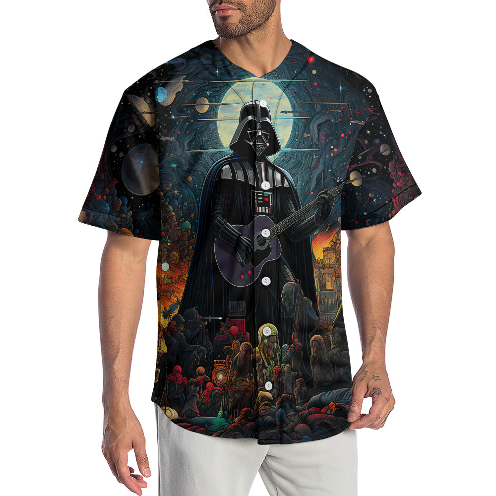 Star Wars Darth Vader Nobody Can Stop Me Playing Guitar - Baseball Jersey