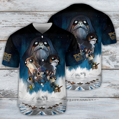 Star Wars We Must Say Our Goodbye To Our Porgs Friends - Baseball Jersey