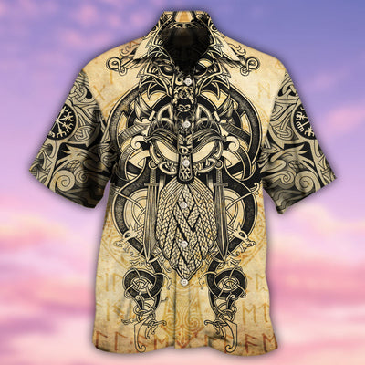 Viking Warrior Blood Pattern Cool Style - Hawaiian Shirt - Owls Matrix LTD