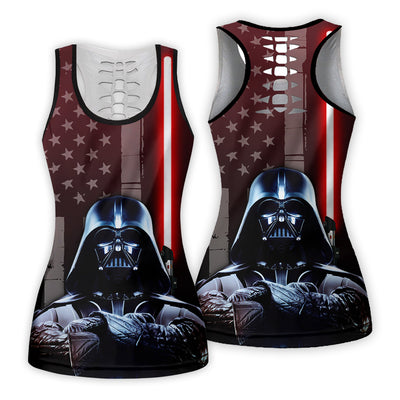 SW Darth Vader American Flag - Tank Top Hollow